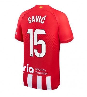 Atletico Madrid Stefan Savic #15 Koszulka Podstawowych 2023-24 Krótki Rękaw